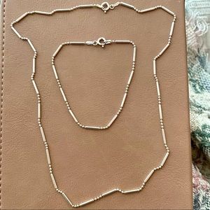 Necklace and bracelet